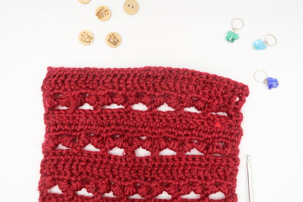 Cherry Puff Crochet Stitch For Garments