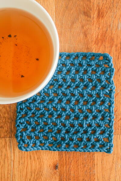 Easy Mesh Crochet Stitch For Shawls