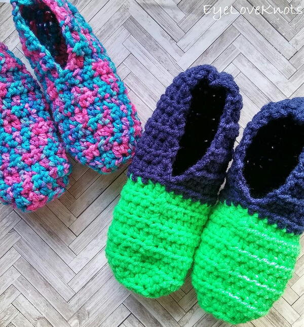 Kid's Quick And Easy Slipper Socks