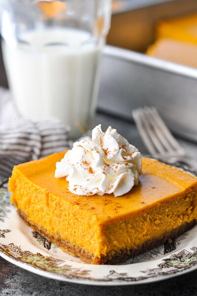 Pumpkin Cheesecake Bars