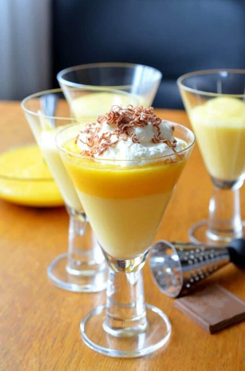 Pumpkin Parfait With Whipped Cream