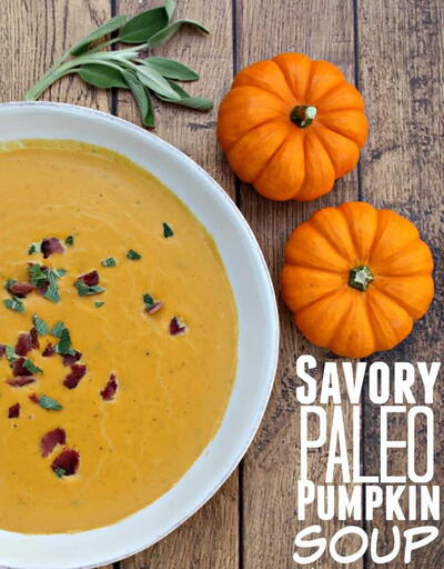 Savory Paleo Pumpkin Soup