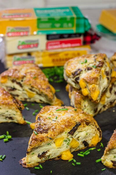 Bacon Cheddar Scones