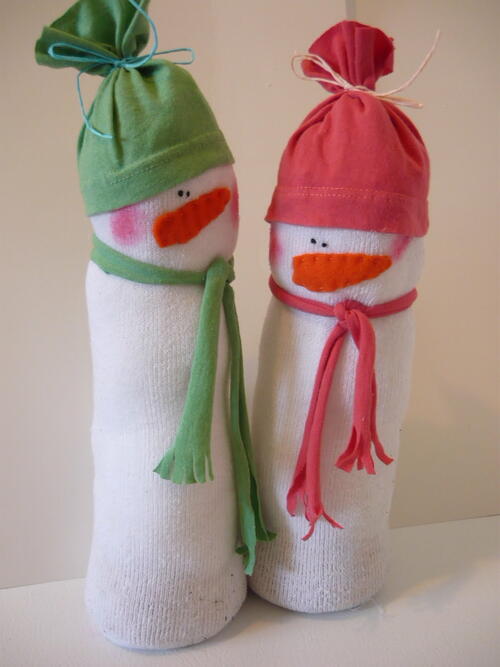 Sock Snowman