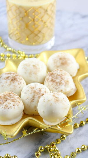 Decadent And Delicious Eggnog Truffles Recipe