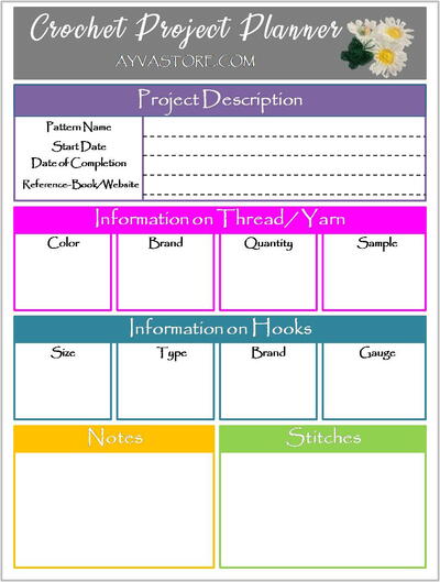 Crochet Project Planner – Why Do You Need It!
