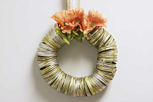 Canning Ring Wreath