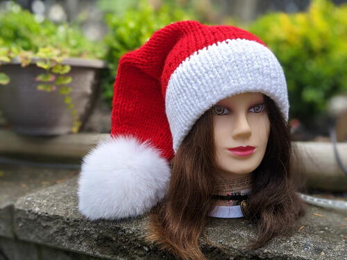 Double Brim Santa Hat