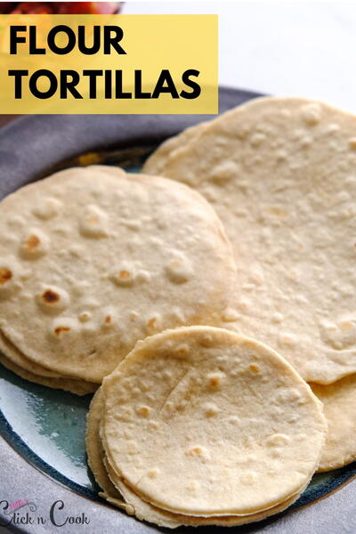 Easy Homemade Flour Tortillas | FaveSouthernRecipes.com