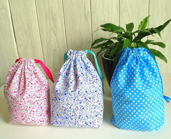 How To Sew A Drawstring Bag