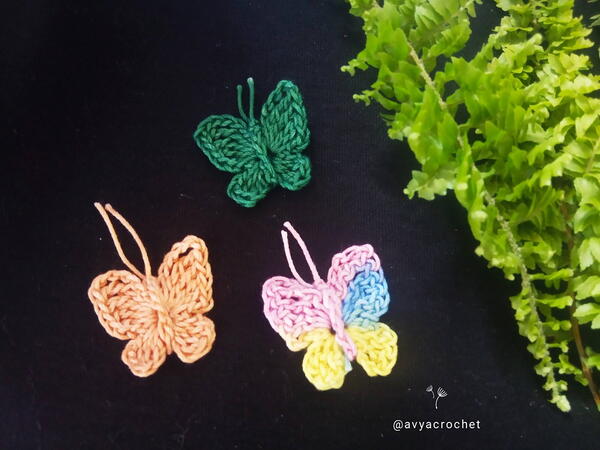 Applique Butterfly – Free Crochet Tutorial