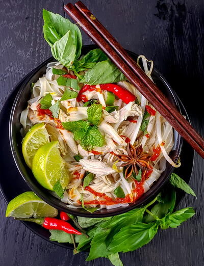 Vietnamese Pho Ga Recipe (Chicken Pho) In The Slow Cooker