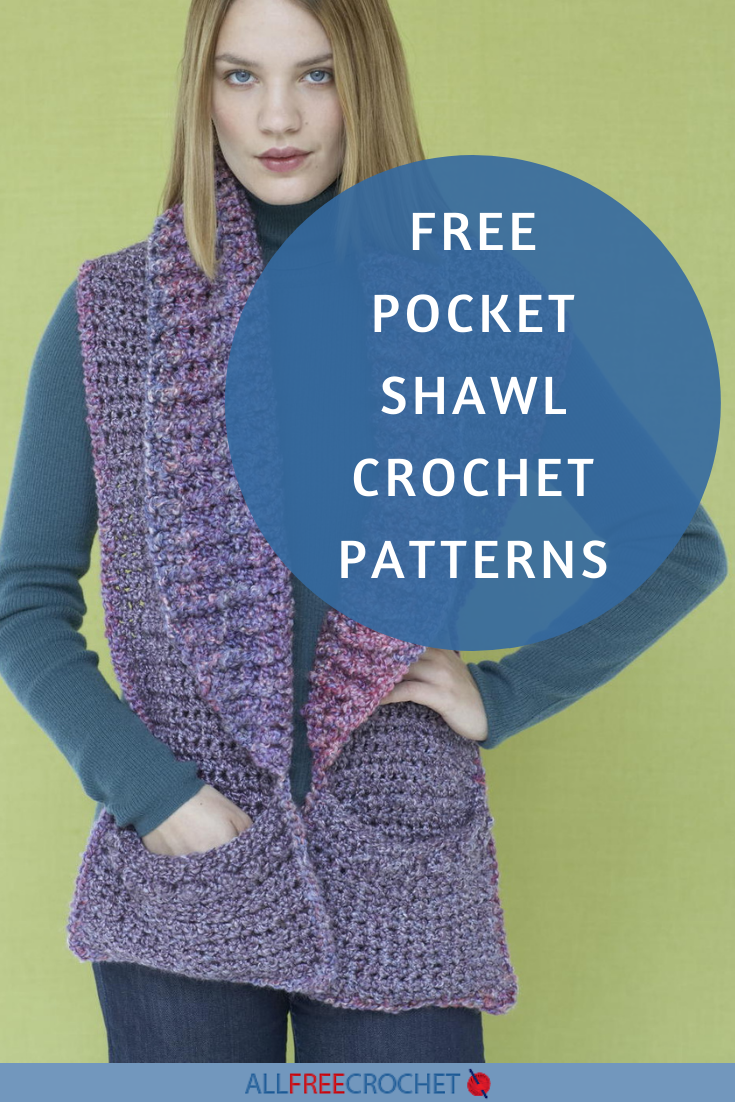 18 Pocket Shawl Patterns (Free!) | AllFreeCrochet.com