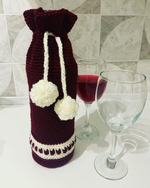 Christmas Wine Cosy 