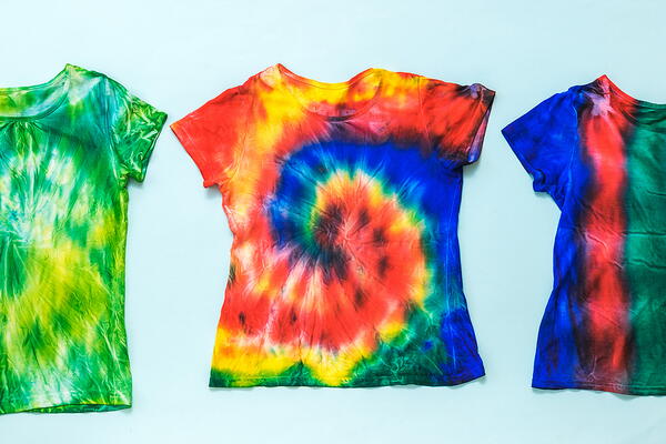 Tie dye shirts