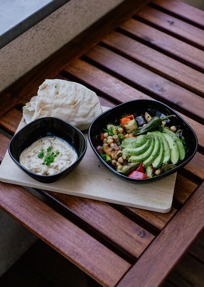 Wilted Spinach Salad With Avocado