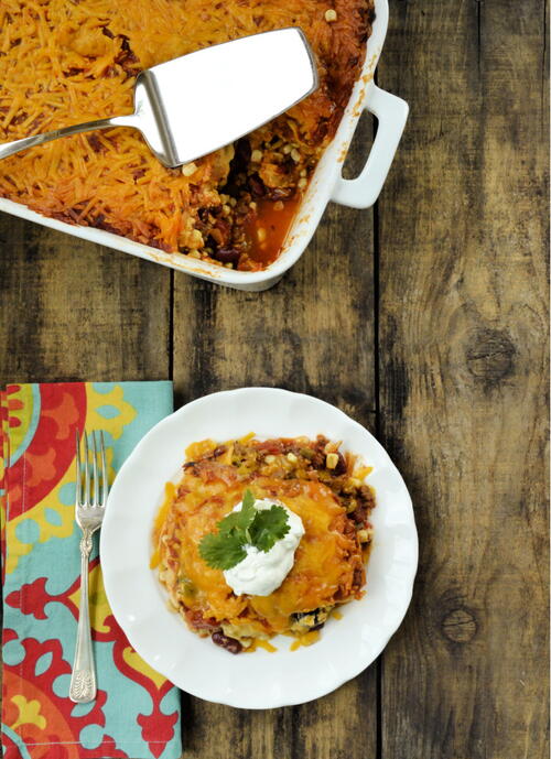 Charlies Layered Mexican Casserole