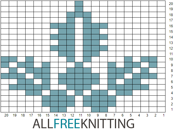 Mistletoe Knitting Chart