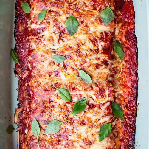 Baked Cannelloni With Spinach