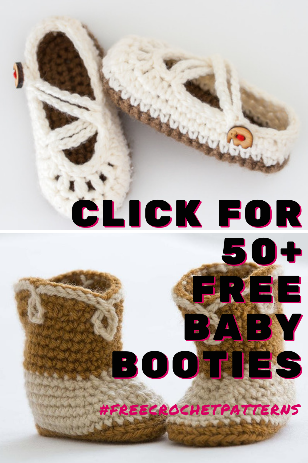 50 Free Baby Bootie Crochet Patterns AllFreeCrochet