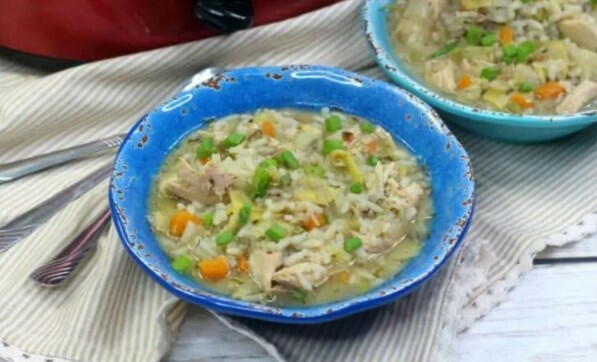 Slow Cooker Chicken Artichoke Soup With Rice