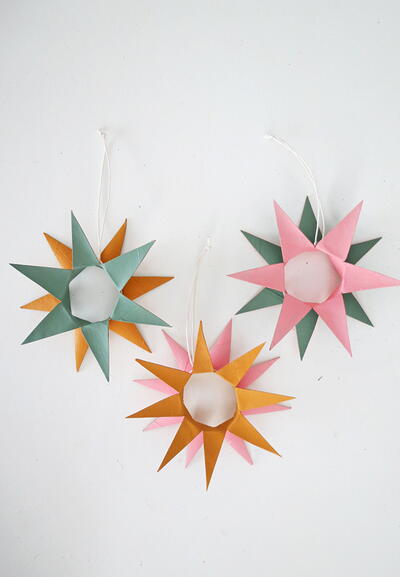 Christmas Ornaments Made With Toilet Paper Rolls