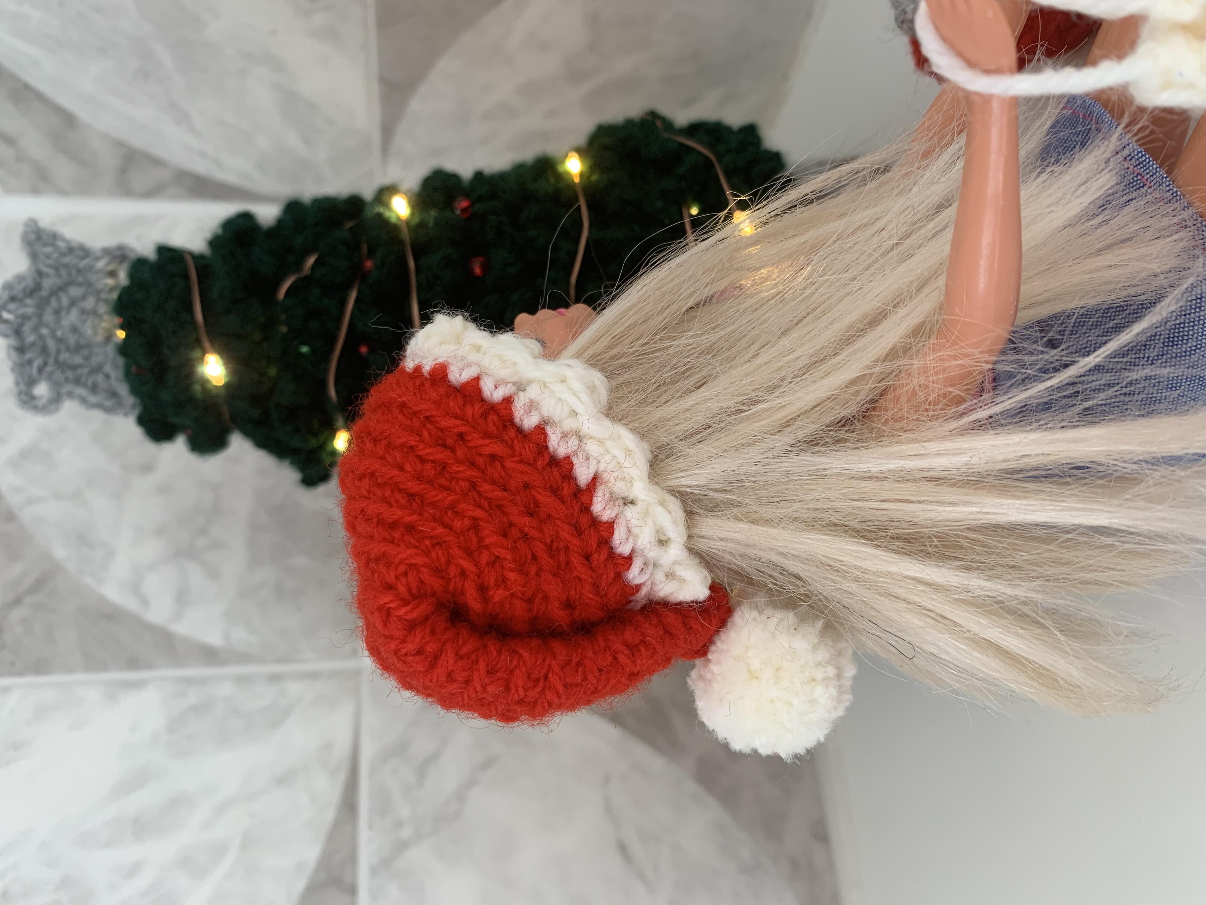 Fashion Doll Santa Hat