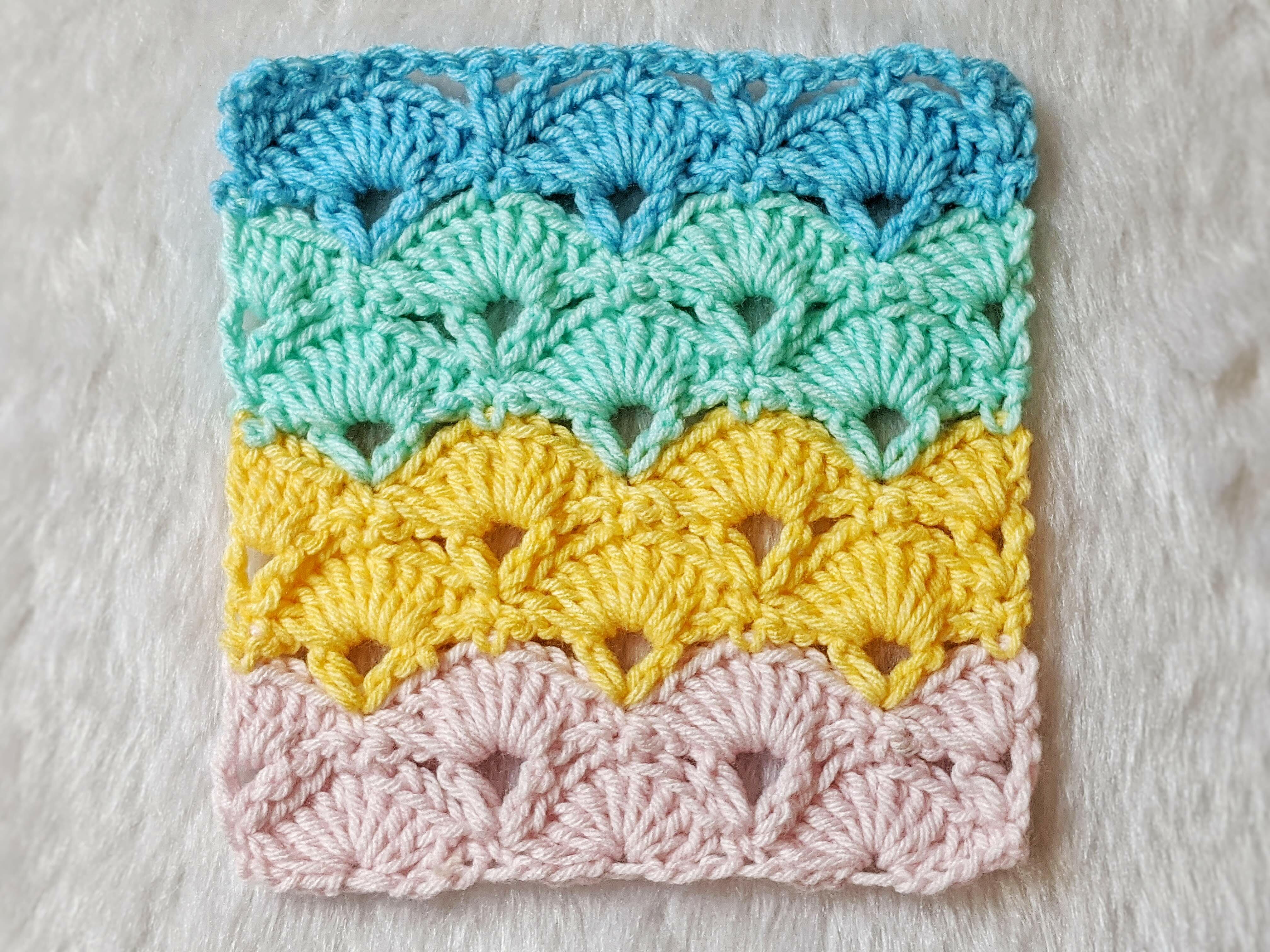 Fantail Shell Stitch AllFreeCrochet Com