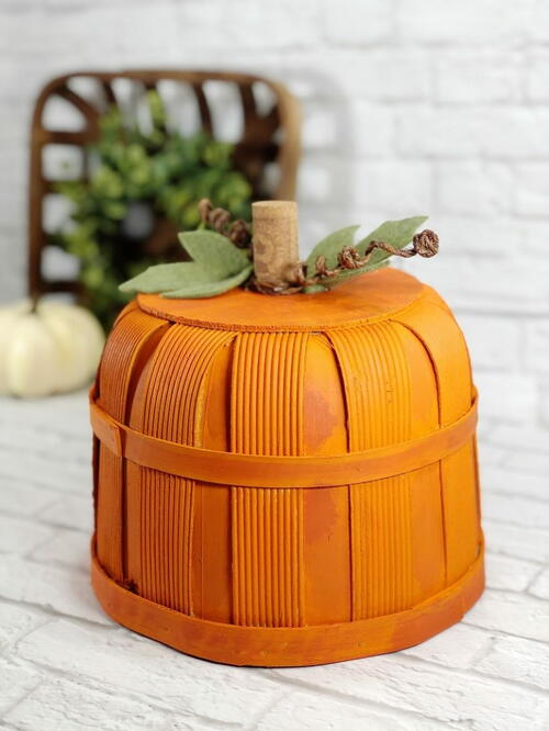 Pumpkin Bushel Basket