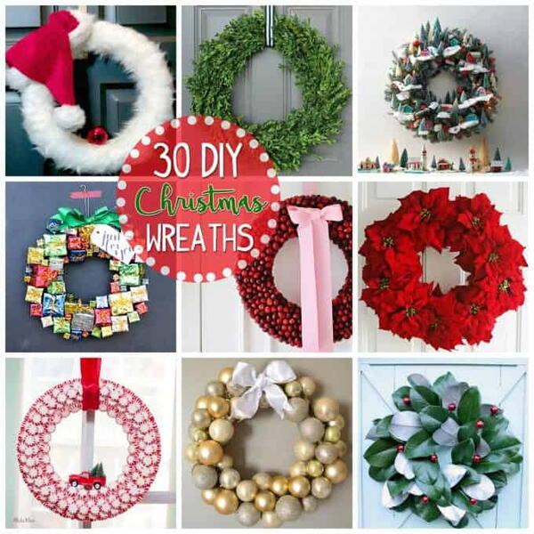 30 Diy Christmas Wreaths | AllFreeChristmasCrafts.com