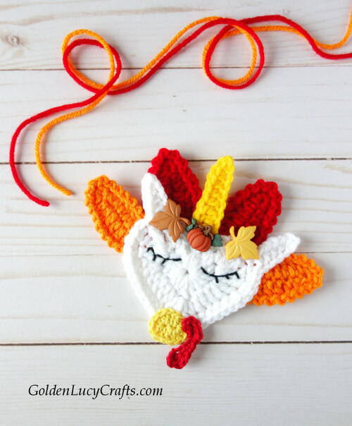 Crochet Turkey Unicorn