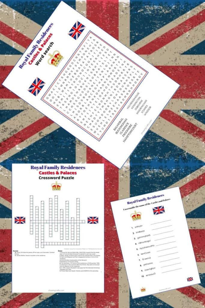 British Palaces Word Games | FaveCrafts.com