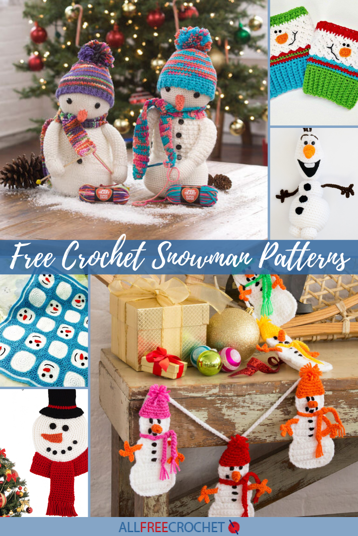 CUTE Snowman Centerpiece/Decor/Crochet Pattern INSTRUCTIONS ONLY