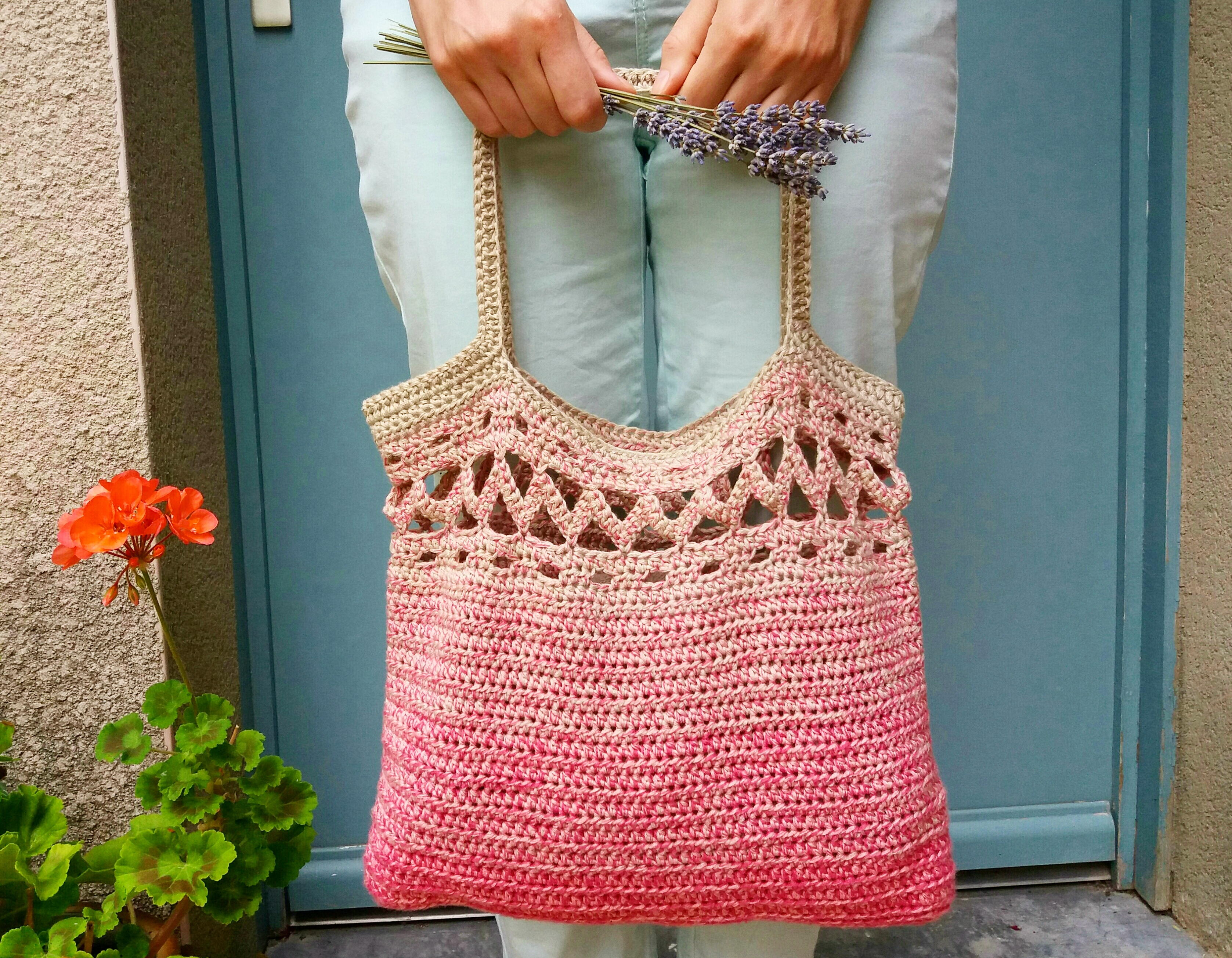 Boho Tote Bag Crochet Pattern - Breckland Tote Bag