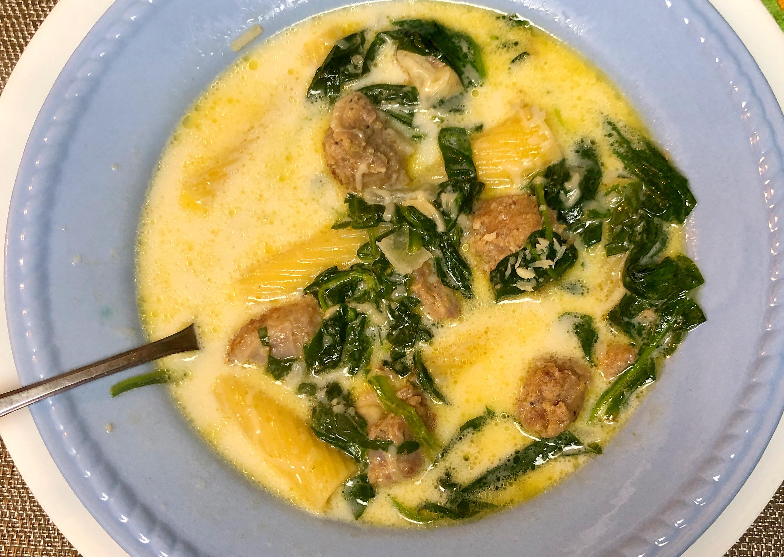 Creamy Italian Sausage Soup | AllFreeSlowCookerRecipes.com