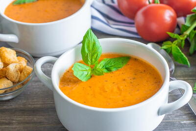 Creamy Heirloom Tomato Soup