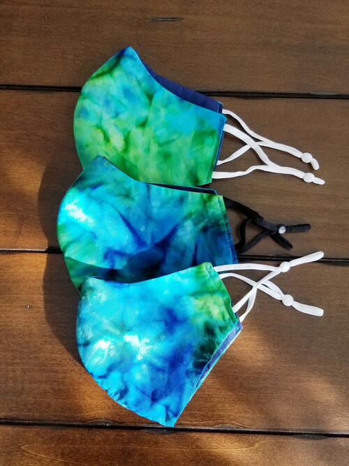 Tie Dye Mask DIY