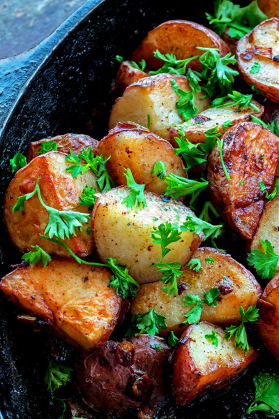 Oven Roasted Parsley Potatoes