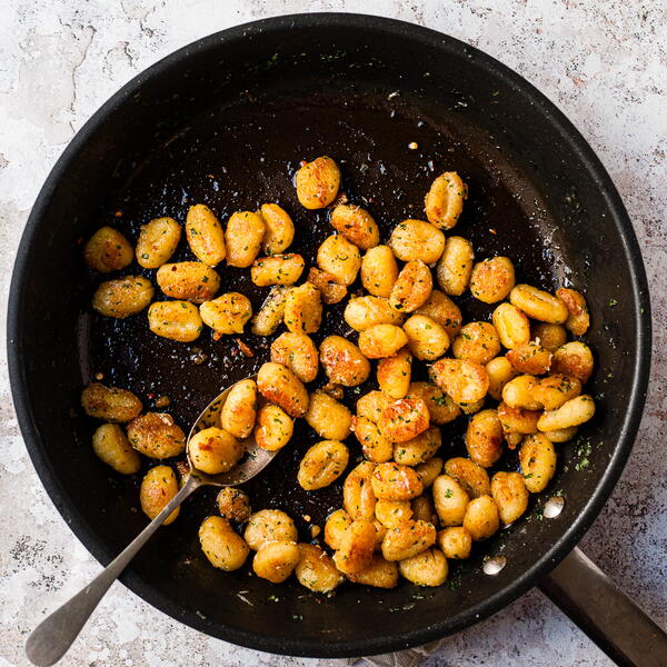 Crispy Pan Fried Gnocchi