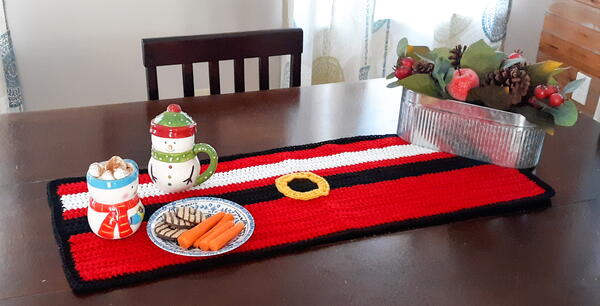 Santa Table Runner