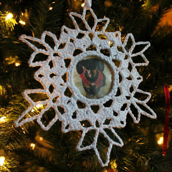 Photo Snowflake Ornament