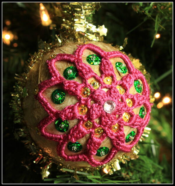 Mandala Christmas Ornament