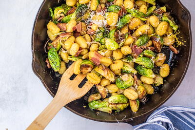 Skillet Gnocchi With Brussels Sprouts