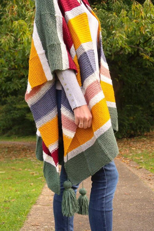 Watercolor Poncho