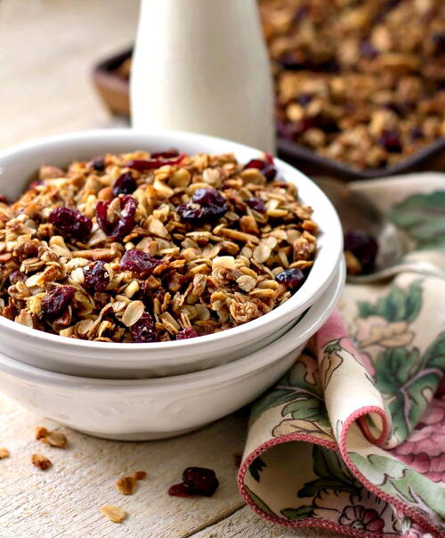 Cranberry Orange Granola