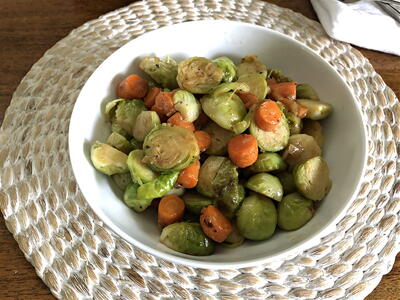 Brussels Sprouts And Carrots