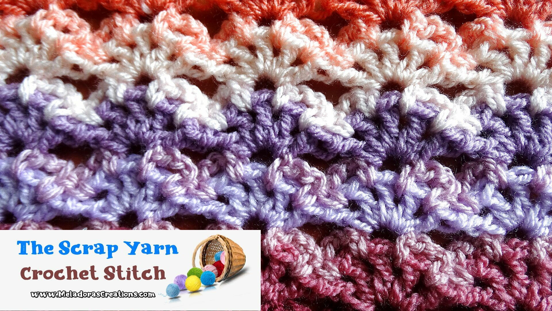 Perfect Scrap Yarn Crochet Stitch | FaveCrafts.com