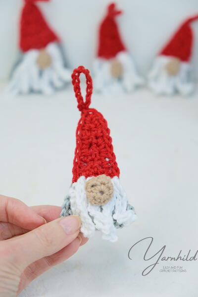 Crochet Ragdoll Mini Gnome 