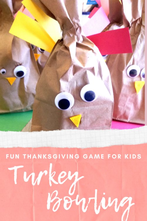 Turkey Bowling Craft And Game For Kids