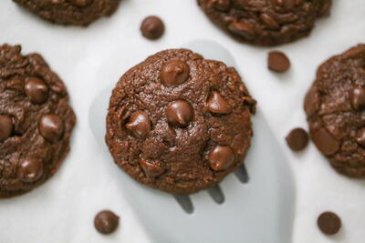 Best Vegan Double Chocolate Cookies